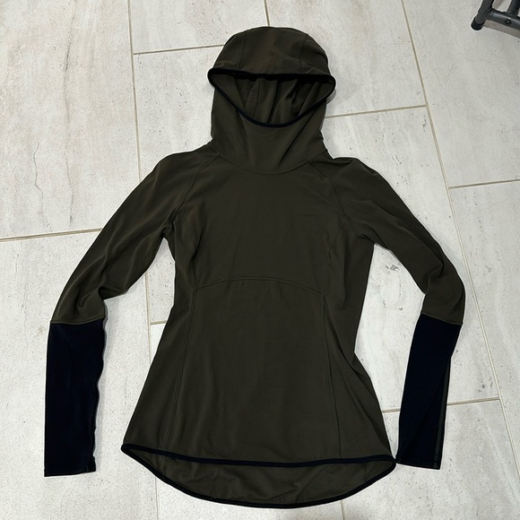 Lululemon rulu long sleeve hoodie size 6 excellent used condition - Picture 1 of 7